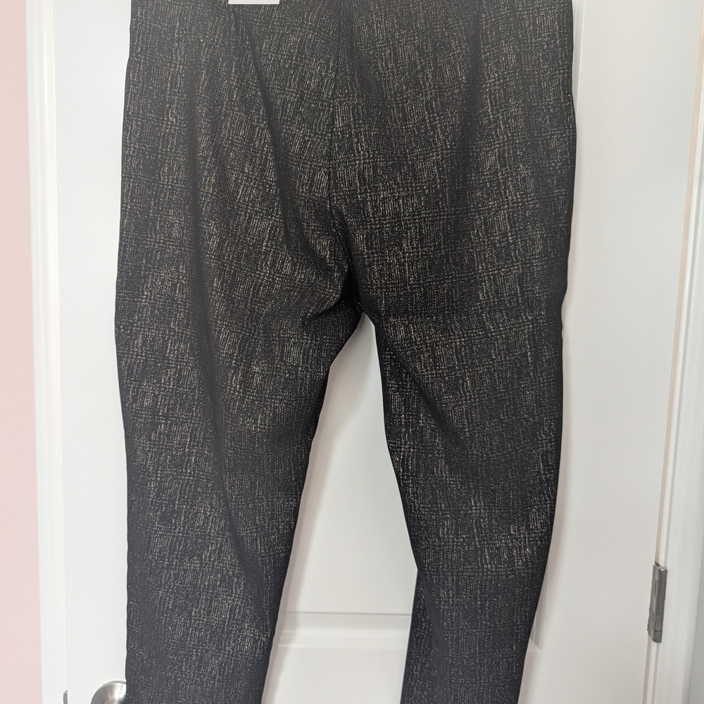 Old Navy Women's Black Textured Dress Pants